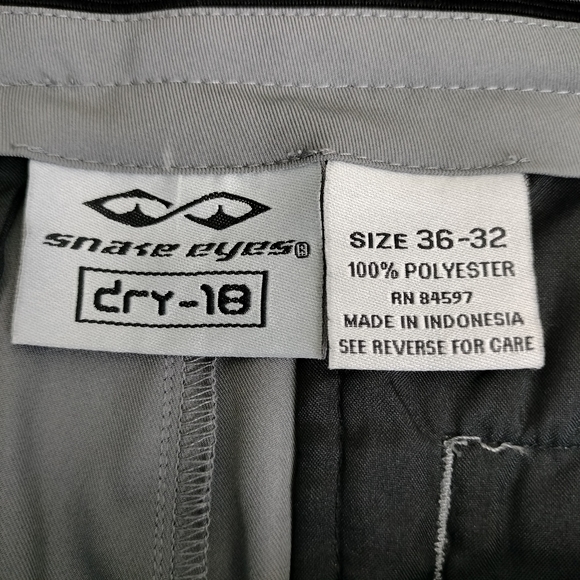 NWT Skake Eyes Performance Golf Wear Dry-18 Ultimate Golf Pant in Gray Sz. 36x32 - Picture 12 of 14